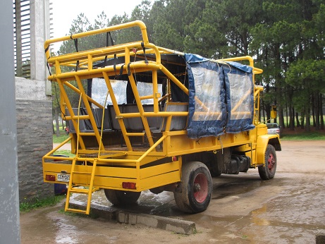 De truck die ons bracht